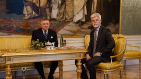 Setkání slovenského premiéra Roberta Fica a prezidenta Petra Pavla (24.11.2023)