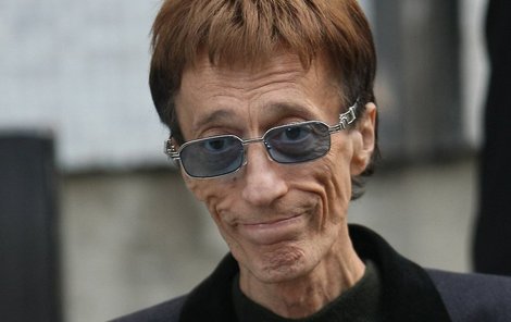 Zbědovaný Robin Gibb na jedné z posledních fotek jeho života.