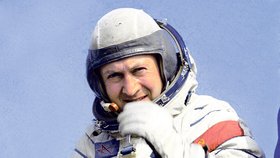 První a zatím i poslední český kosmonaut Vladimír Remek.