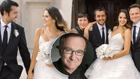 Syn Robina Williamse Cody se v den otcových narozenin oženil s krásnou Mariou