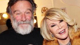 Smějí se spolu v nebi: Joan Rivers zbožňovala Robina Williamse, oba tragicky zahynuli!