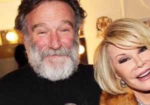Robin Williams a Joan Rivers v roce 2011. Oba se měli navzájem rádi.