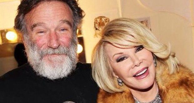 Robin Williams a Joan Rivers v roce 2011. Oba se měli navzájem rádi.