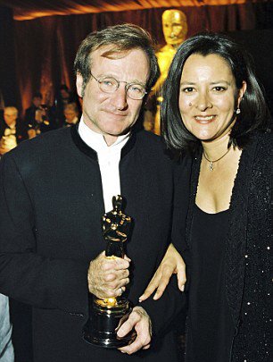 Robin Williams se svou druhou manželkou Marshou