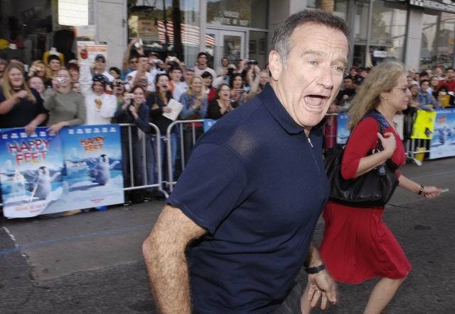 Robin Williams je oblíbený americký komik