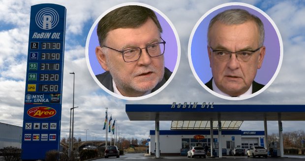 Stanjura: Robin Oil nekupujeme, aby zlevnil benzin. Pump je moc, pobuřuje Kalouska 