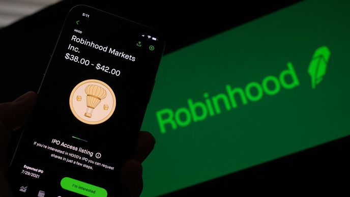 Americká makléřská společnost Robinhood Markets získala z primární veřejné nabídky akcií (IPO) 2,1 miliardy dolarů (45 miliard Kč). 