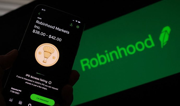 Americká makléřská společnost Robinhood Markets získala z primární veřejné nabídky akcií (IPO) 2,1 miliardy dolarů (45 miliard Kč). 