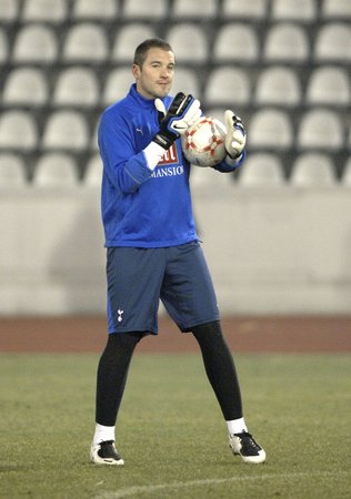 Paul Robinson zavítal v roce 2008 do Česka s Tottenhamem