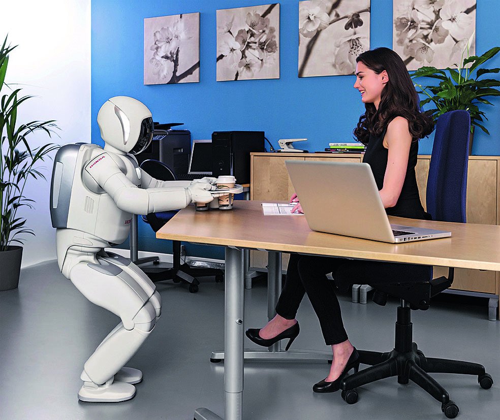 Robot ASIMO toho uměl hodně, třeba přinést nápoje ke stolu