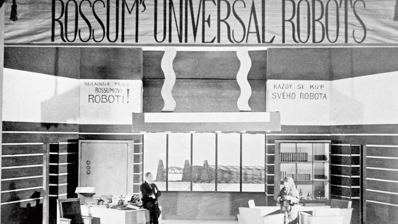 V roce 1921 vychází sci-fi divadelní hra Rossumovi Univerzální Roboti