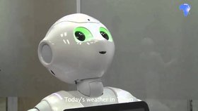 Robot Pepper umí komunikovat s lidmi a vyjadřovat emoce