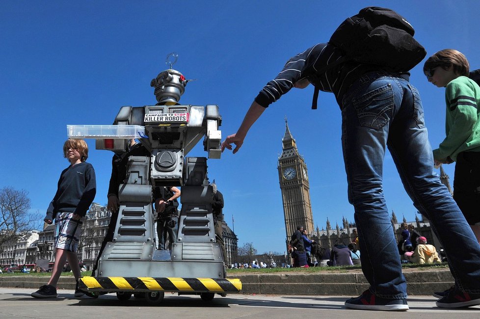 Britská kampaň proti robotům zabijákům