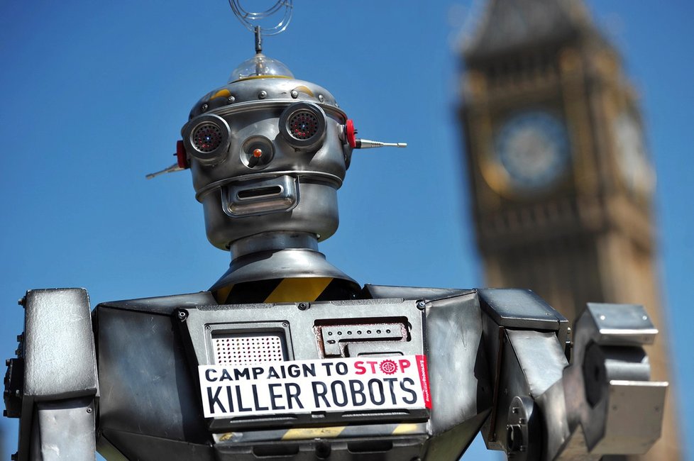 Britská kampaň proti robotům zabijákům