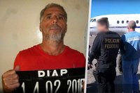 Brazílie vydala zadrženého mafiána Rocca Morabitu do Říma: Odpyká si nejméně 30 let vězení!