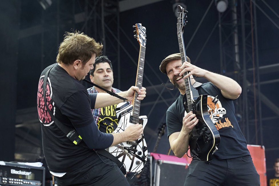 Punková kapela Zebrahead na festivale Rock am Ring.