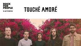 Touché Amoré vystoupí na Rock for People 2018.