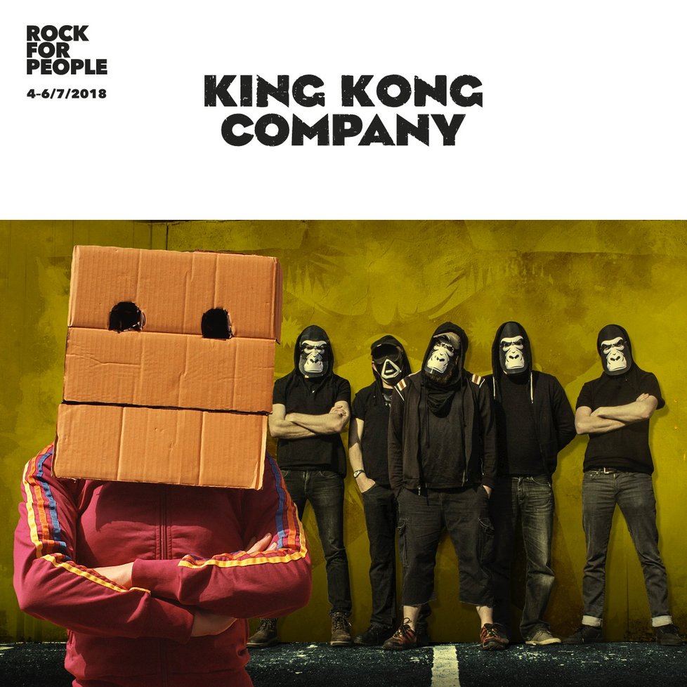 King Kong Company vystoupí na Rock for People 2018.