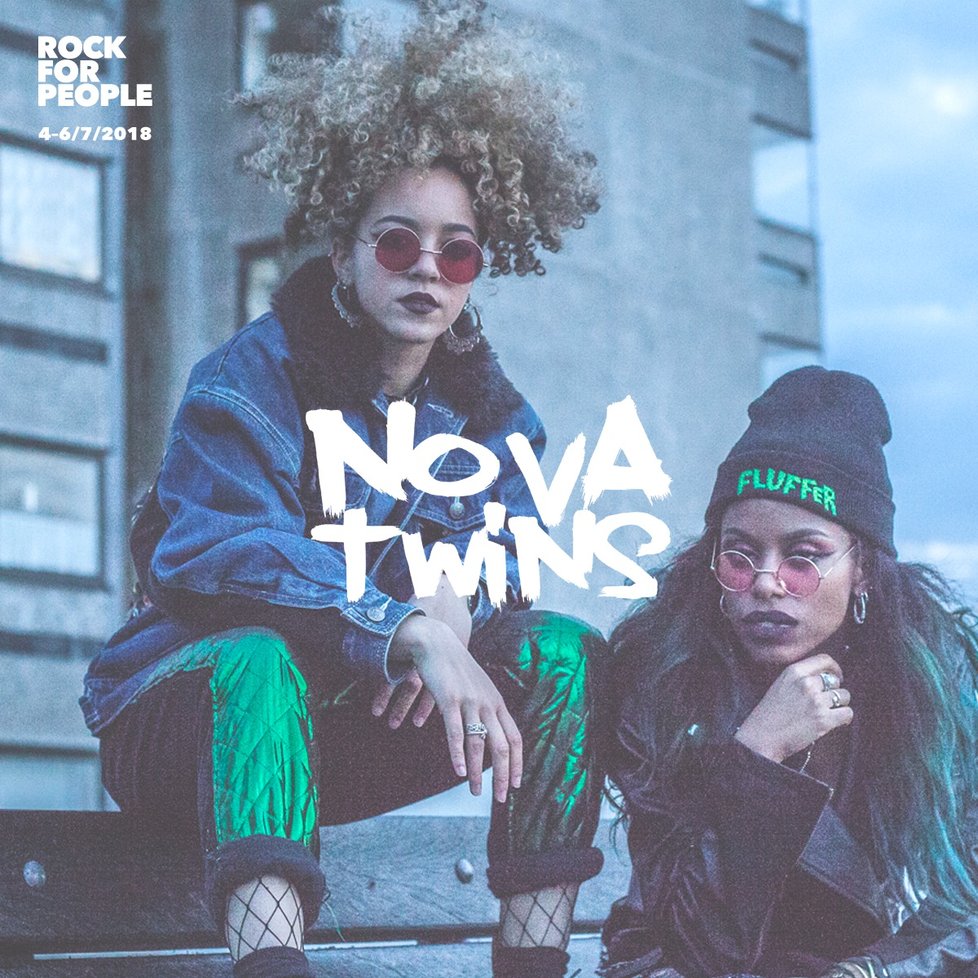 Nova Twins vystoupí na Rock for People 2018.