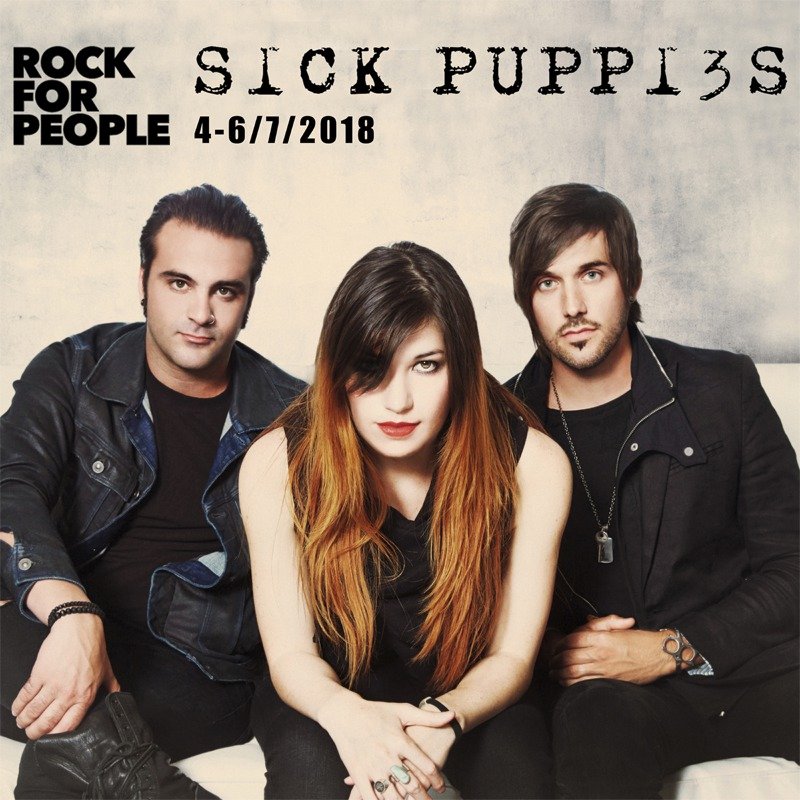 Sick Puppies vystoupí na Rock for People 2018.