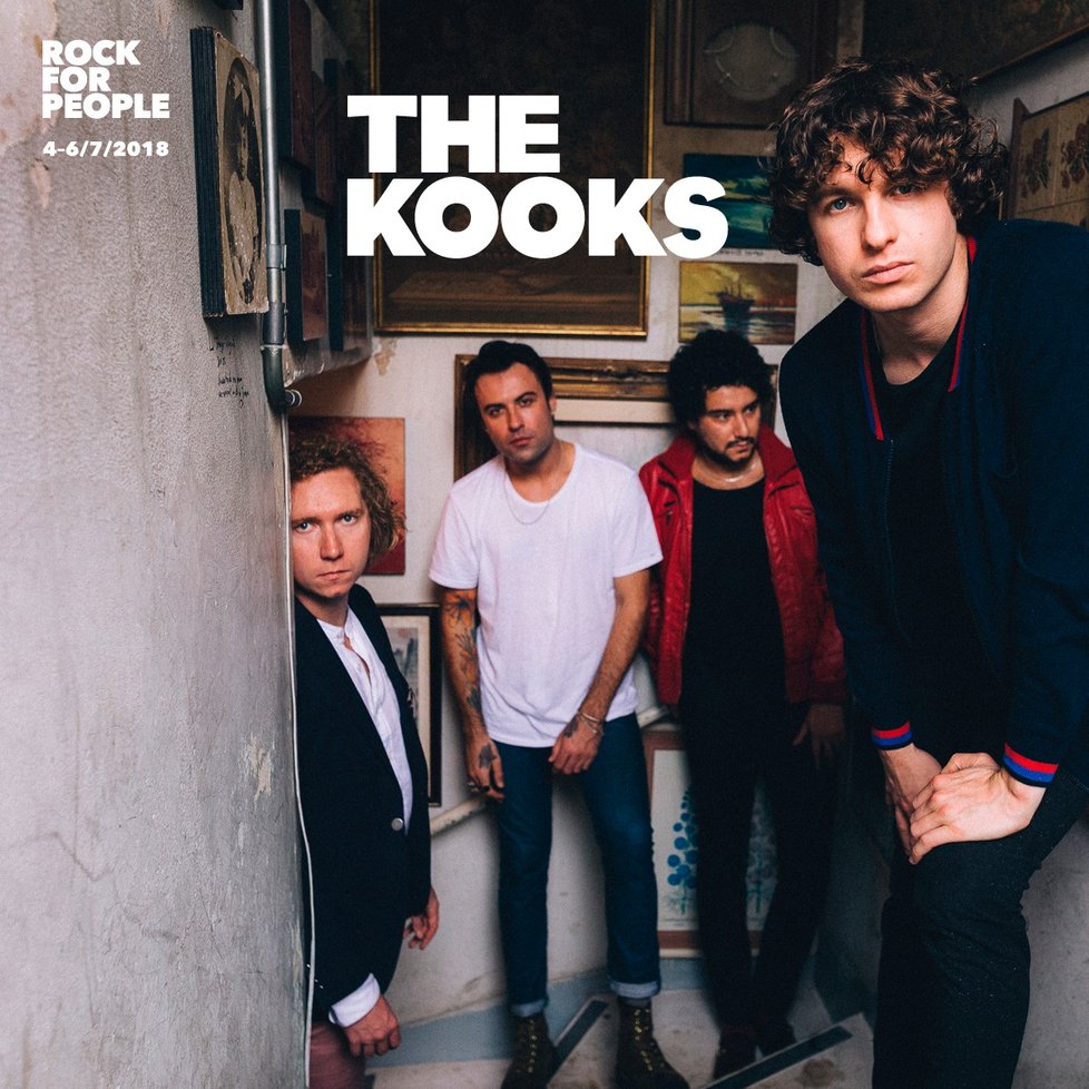 The Kooks vystoupí na Rock for People 2018.