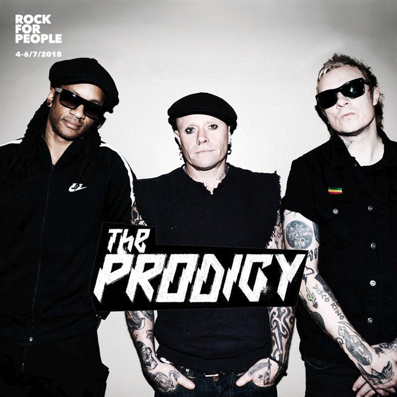 The Prodigy vystoupí na Rock for People 2018.