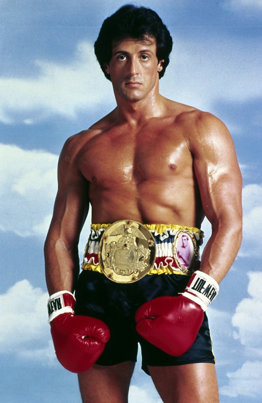 Sylvester Stallone jako boxer Rocky Balboa