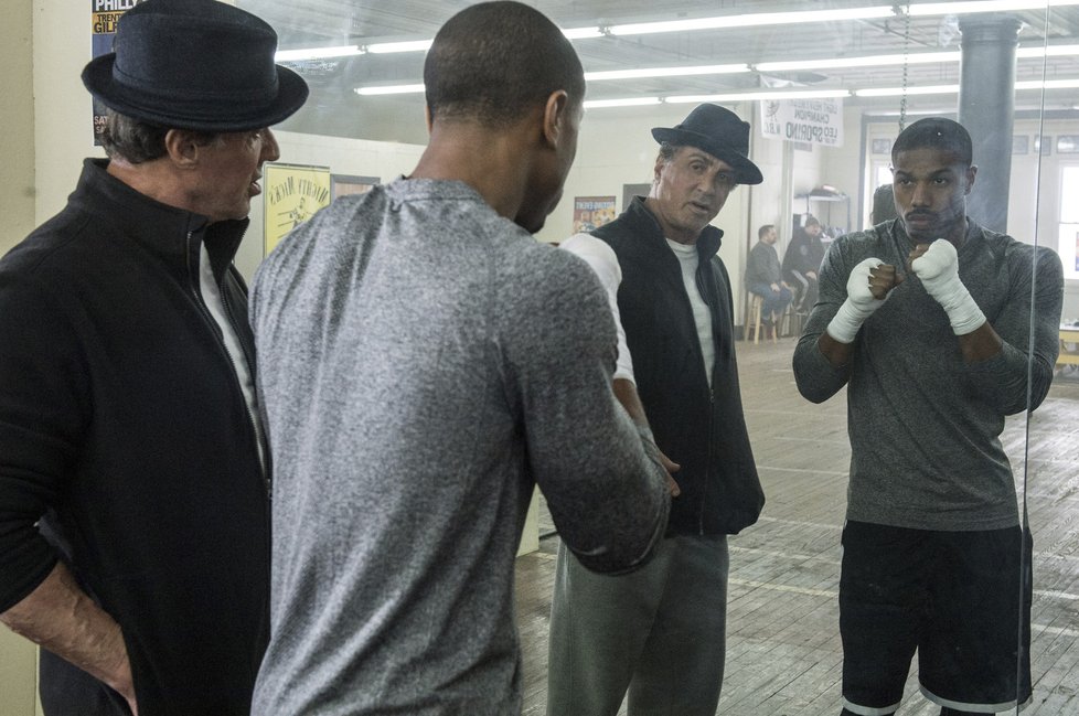 Záběry z prvního dílu filmu Creed