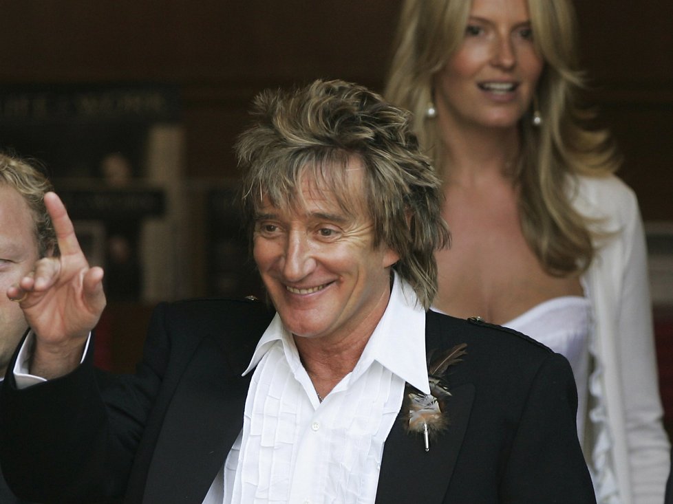 Zpěvák Rod Stewart