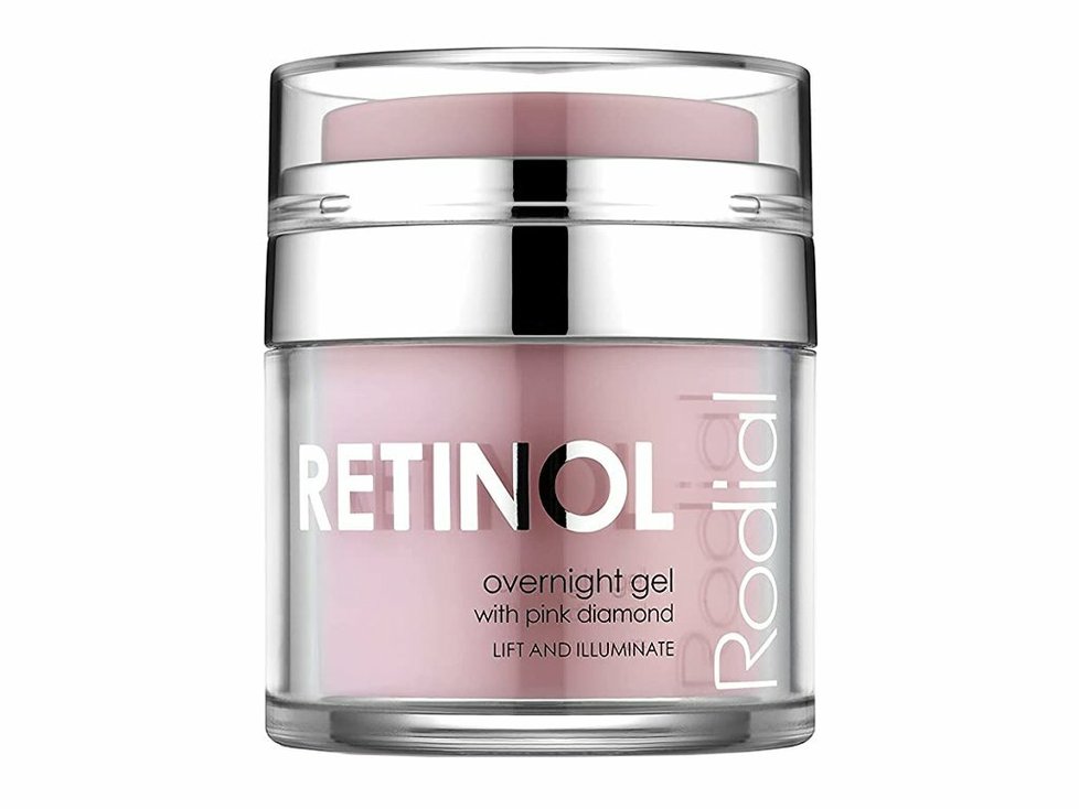 Vyhlazující noční gel s retinolem Rodial Pink Diamond. 2190 Kč (50 ml), koupíte na www.aurio.cz