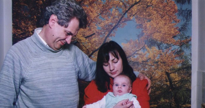 Miloš Zeman s manželkou Ivanou a jejich dcerou Kateřinou