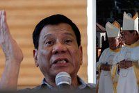 Filipínský prezident se „předvedl“: „Vy zku*vysyni!“ nadával biskupům