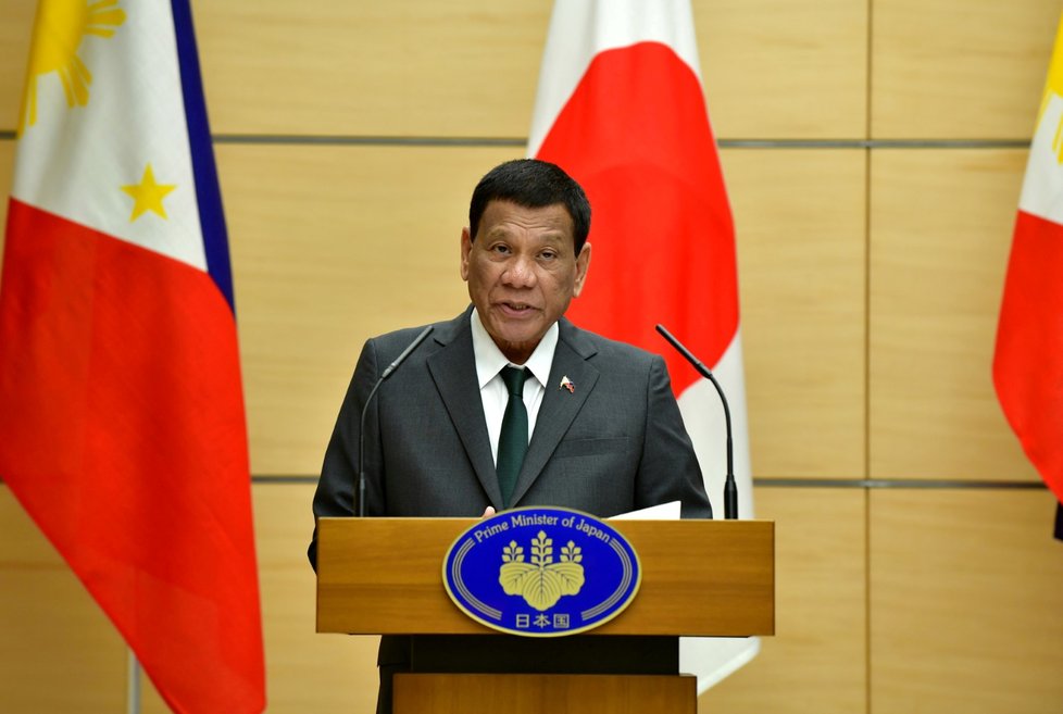 Filipínský prezident Rodrigo Duterte