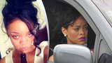 Rihanna v černém: Pohřbila babičku, smutnila u piva