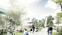 Vítězný návrh na nový park na Rohanském ostrově