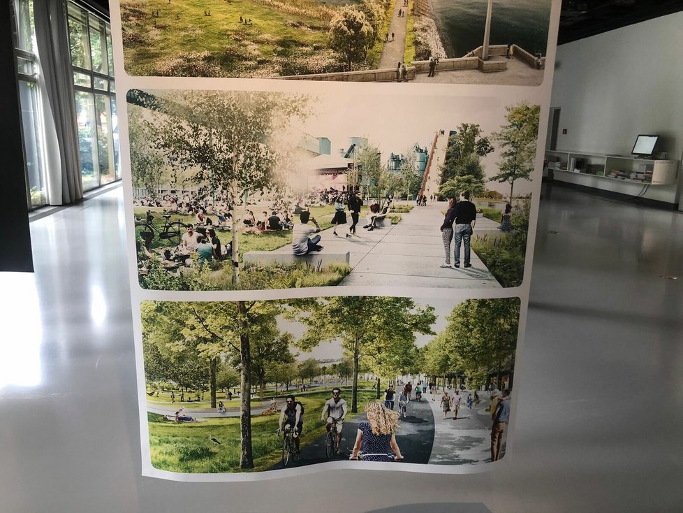 Zástupci města představili vítězný návrh na budoucí podobu Rohanského parku