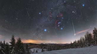 Meteory ze ztraceného souhvězdí. Jak pozorovat první a nejvydatnější meteorický roj roku?