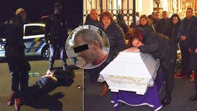 Loučení s obětí (+37) vraždy v Rokycanech: Pohřbili ji v bílé rakvi