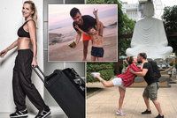 Celebrity prchají do tepla! Pártlová s tajným milencem na Bali, Jandová v Saigonu