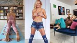 Dara Rolins ukázala nevšední obývák: Zářivé barvy a originální malby na stěnách!