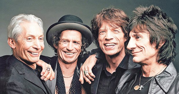 Kapela Rolling Stones celý život propila - zleva: Watts, Richards, Jagger, Wood