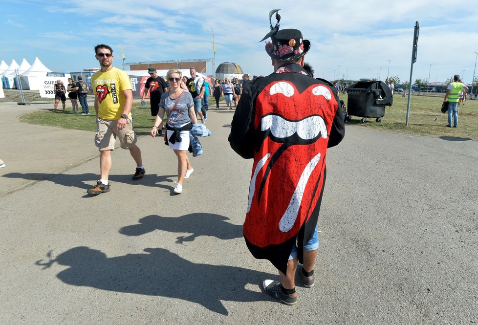 Koncert Rolling Stones v Letňanech - 4. července 2018.