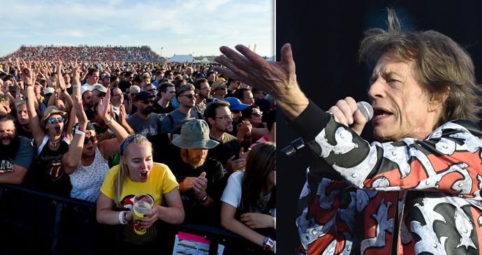 Rolling Stones začala vystoupení za bouřlivého jásotu fanoušků.