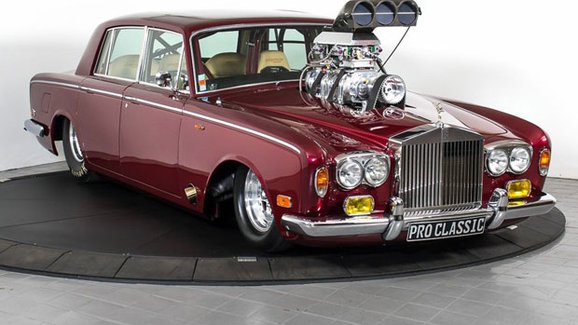 Dragster Rolls-Royce Silver Shadow: Sprintující luxus. A je na prodej!