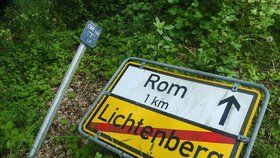 Řidič skončil namísto italského Říma v německé vesnici Rom.