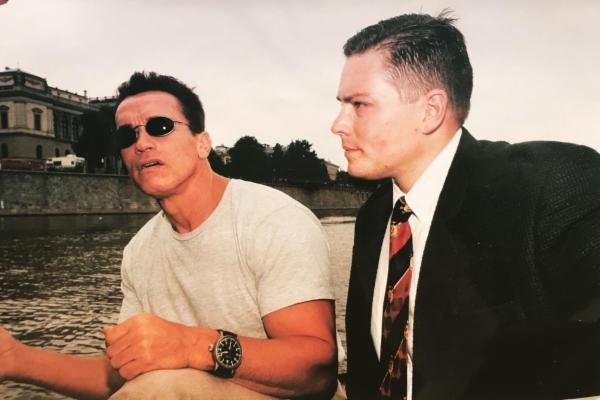 Roman Anton a Arnold Schwarzenegger