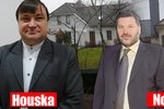 Kmotři Houska (ČSSD) a Novák (dříve ODS) k sobě měli údajně blízko. Spojovaly je i honosné vily