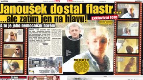 Takhle o Janouškově hospitalizaci informoval Blesk