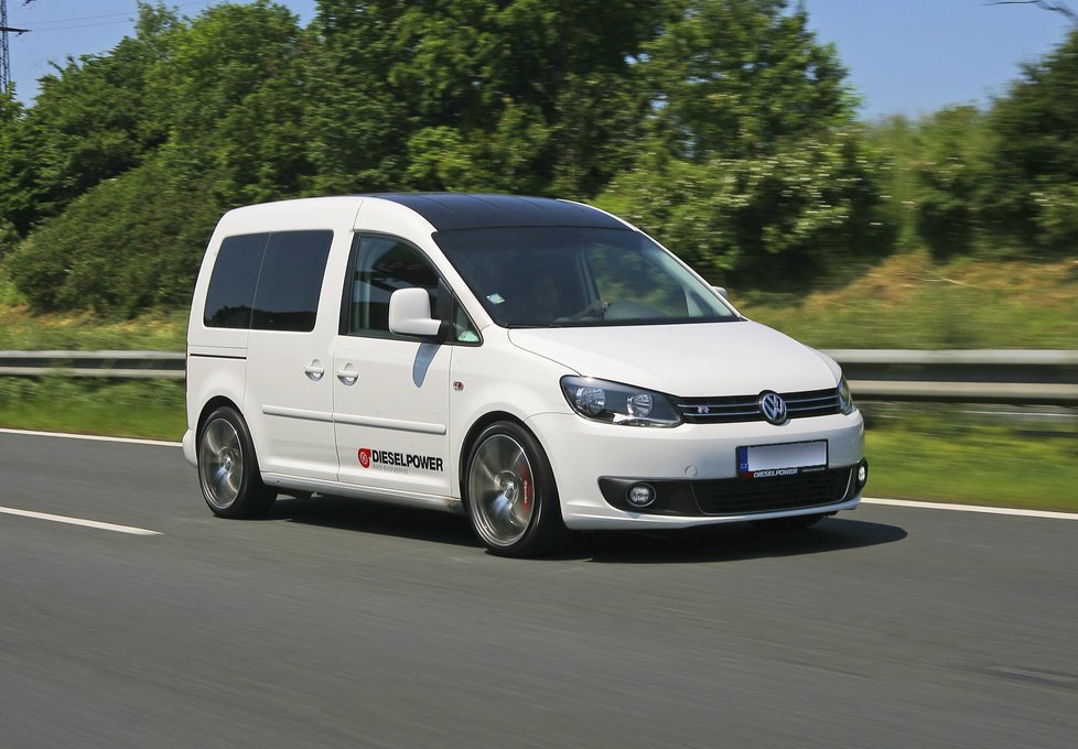 Roman Langr a jeho VW Caddy