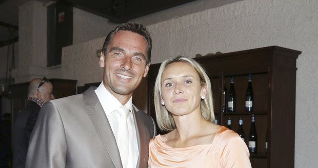 Roman Šebrle s manželkou Evou